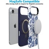 image:imageCasely iPhone 17 Air Case  Reality Check  Periwinkle  Bold Protective Design  Compatible with MagSafeRose to Fame  Blue  White Rose Floral