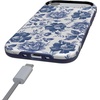image:imageCasely iPhone 17 Air Case  Reality Check  Periwinkle  Bold Protective Design  Compatible with MagSafeRose to Fame  Blue  White Rose Floral