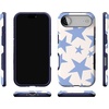 image:imageCasely iPhone 17 Air Case  Reality Check  Periwinkle  Bold Protective Design  Compatible with MagSafeStars Align  Blue  White Stars