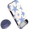 image:imageCasely iPhone 17 Air Case  Reality Check  Periwinkle  Bold Protective Design  Compatible with MagSafeStars Align  Blue  White Stars