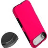 image:imageCasely iPhone 17 Air Case  Reality Check  Periwinkle  Bold Protective Design  Compatible with MagSafeThink Pink  Solid Neon Pink