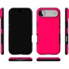 image:imageCasely iPhone 17 Air Case  Reality Check  Periwinkle  Bold Protective Design  Compatible with MagSafeThink Pink  Solid Neon Pink