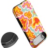 image:imageCasely iPhone 17 Air Case  Reality Check  Periwinkle  Bold Protective Design  Compatible with MagSafeTropical Color Splash  Abstract Retro