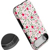 image:imageCasely iPhone 17 Air Case  Reality Check  Periwinkle  Bold Protective Design  Compatible with MagSafeVines of Love  Floral Heart