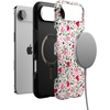 image:imageCasely iPhone 17 Air Case  Reality Check  Periwinkle  Bold Protective Design  Compatible with MagSafeVines of Love  Floral Heart