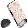 image:imageCasely iPhone 17 Air Case  Reality Check  Periwinkle  Bold Protective Design  Compatible with MagSafeWestern Bloom  Jenna Palek x Casely
