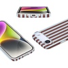 image:imageCasely iPhone 17 Air Case  Sunday in Brooklyn  Chocolate Blue Stripes  Compatible with MagSafe  Classic Ultra Slim Design