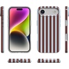 image:imageCasely iPhone 17 Air Case  Sunday in Brooklyn  Chocolate Blue Stripes  Compatible with MagSafe  Classic Ultra Slim Design