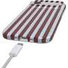 image:imageCasely iPhone 17 Air Case  Sunday in Brooklyn  Chocolate Blue Stripes  Compatible with MagSafe  Classic Ultra Slim Design