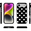 image:imageCasely iPhone 17 Air Case  The Boyfriend Collection  Mallard amp Co  Compatible with MagSafe  Classic Ultra Slim DesignHigh Contrast  Black Polka Dot