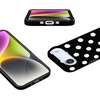 image:imageCasely iPhone 17 Air Case  The Boyfriend Collection  Mallard amp Co  Compatible with MagSafe  Classic Ultra Slim DesignHigh Contrast  Black Polka Dot