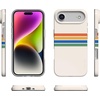 image:imageCasely iPhone 17 Air Case  The Boyfriend Collection  Mallard amp Co  Compatible with MagSafe  Classic Ultra Slim DesignTotally Groovy  Rainbow Stripes Color Block