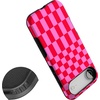 image:imageCasely iPhone 17 Air Case  Vibe Check  Pink Checkerboard  Bold Protective Design  Compatible with MagSafe