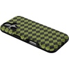 image:imageCasely iPhone 17 Case  Harlequin Wicked Diamond  Black and Green  Bold Protective Design  MagSafe Compatible Design
