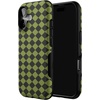 image:imageCasely iPhone 17 Case  Harlequin Wicked Diamond  Black and Green  Bold Protective Design  MagSafe Compatible Design