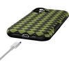 image:imageCasely iPhone 17 Case  Harlequin Wicked Diamond  Black and Green  Bold Protective Design  MagSafe Compatible Design