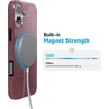 image:imageCasely iPhone 17 Case  Moody Monochrome  Bordeaux Rose  Compatible with MagSafe  Classic Ultra Thin Design