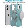 image:imageCasely iPhone 17 Case  Shell Shocked  Tortoise Print  Bold Protective Design  Compatible with MagSafeAquamarine  Ocean Blue Shimmer
