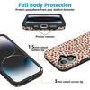 image:imageCasely iPhone 17 Case  Shell Shocked  Tortoise Print  Bold Protective Design  Compatible with MagSafeCherry on Top  Red Cherries