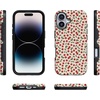 image:imageCasely iPhone 17 Case  Shell Shocked  Tortoise Print  Bold Protective Design  Compatible with MagSafeCherry on Top  Red Cherries