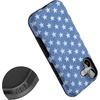 image:imageCasely iPhone 17 Case  Shell Shocked  Tortoise Print  Bold Protective Design  Compatible with MagSafeCoastal Blues  Denim Stars