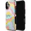 image:imageCasely iPhone 17 Case  Shell Shocked  Tortoise Print  Bold Protective Design  Compatible with MagSafeColor Me Happy  Doodle Colorblock