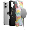 image:imageCasely iPhone 17 Case  Shell Shocked  Tortoise Print  Bold Protective Design  Compatible with MagSafeColor Me Happy  Doodle Colorblock