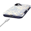 image:imageCasely iPhone 17 Case  Shell Shocked  Tortoise Print  Bold Protective Design  Compatible with MagSafeCupids Canvas  Periwinkle Floral