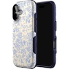 image:imageCasely iPhone 17 Case  Shell Shocked  Tortoise Print  Bold Protective Design  Compatible with MagSafeCupids Canvas  Periwinkle Floral