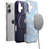 image:imageCasely iPhone 17 Case  Shell Shocked  Tortoise Print  Bold Protective Design  Compatible with MagSafeDaisy Daydream  Baby Blue Floral