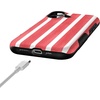 image:imageCasely iPhone 17 Case  Shell Shocked  Tortoise Print  Bold Protective Design  Compatible with MagSafeEast Coast Summer  Red Stripes
