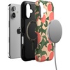 image:imageCasely iPhone 17 Case  Shell Shocked  Tortoise Print  Bold Protective Design  Compatible with MagSafeFeeling Peachy  Blush Vines