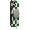 image:imageCasely iPhone 17 Case  Shell Shocked  Tortoise Print  Bold Protective Design  Compatible with MagSafeFit Check  Green Checkerboard