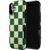 image:imageCasely iPhone 17 Case  Shell Shocked  Tortoise Print  Bold Protective Design  Compatible with MagSafeFit Check  Green Checkerboard