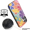 image:imageCasely iPhone 17 Case  Shell Shocked  Tortoise Print  Bold Protective Design  Compatible with MagSafeFlower Patch  MultiColor Floral