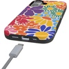 image:imageCasely iPhone 17 Case  Shell Shocked  Tortoise Print  Bold Protective Design  Compatible with MagSafeFlower Patch  MultiColor Floral