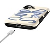 image:imageCasely iPhone 17 Case  Shell Shocked  Tortoise Print  Bold Protective Design  Compatible with MagSafeHeartstrings  Blue Bow