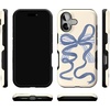 image:imageCasely iPhone 17 Case  Shell Shocked  Tortoise Print  Bold Protective Design  Compatible with MagSafeHeartstrings  Blue Bow