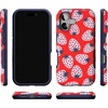 image:imageCasely iPhone 17 Case  Shell Shocked  Tortoise Print  Bold Protective Design  Compatible with MagSafeId Pick You  Red Strawberry