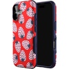 image:imageCasely iPhone 17 Case  Shell Shocked  Tortoise Print  Bold Protective Design  Compatible with MagSafeId Pick You  Red Strawberry