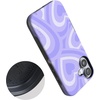 image:imageCasely iPhone 17 Case  Shell Shocked  Tortoise Print  Bold Protective Design  Compatible with MagSafeLove Song  Lavender Heart