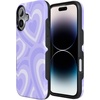 image:imageCasely iPhone 17 Case  Shell Shocked  Tortoise Print  Bold Protective Design  Compatible with MagSafeLove Song  Lavender Heart