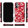 image:imageCasely iPhone 17 Case  Shell Shocked  Tortoise Print  Bold Protective Design  Compatible with MagSafeLove Song Remix  Ombre Hearts