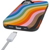 image:imageCasely iPhone 17 Case  Shell Shocked  Tortoise Print  Bold Protective Design  Compatible with MagSafeLove for All  Rainbow Pride