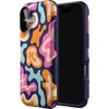 image:imageCasely iPhone 17 Case  Shell Shocked  Tortoise Print  Bold Protective Design  Compatible with MagSafeMidnight Color Splash  Abstract Retro