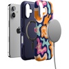 image:imageCasely iPhone 17 Case  Shell Shocked  Tortoise Print  Bold Protective Design  Compatible with MagSafeMidnight Color Splash  Abstract Retro