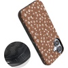 image:imageCasely iPhone 17 Case  Shell Shocked  Tortoise Print  Bold Protective Design  Compatible with MagSafeMocha Meadow  Tiny Flowers