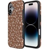 image:imageCasely iPhone 17 Case  Shell Shocked  Tortoise Print  Bold Protective Design  Compatible with MagSafeMocha Meadow  Tiny Flowers