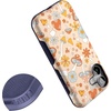 image:imageCasely iPhone 17 Case  Shell Shocked  Tortoise Print  Bold Protective Design  Compatible with MagSafeMushroom Magic  Retro Floral