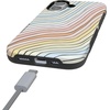 image:imageCasely iPhone 17 Case  Shell Shocked  Tortoise Print  Bold Protective Design  Compatible with MagSafeRide The Wave  Pastel Rainbow Lined